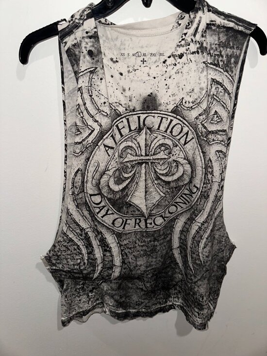 Affliction Other - Affliction Men Black White Graphic T-Shirt